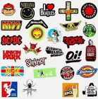 New 100pcs Rock Band Stickers Lot Punk Music Heavy Metal Bands Sticker Decal Usa