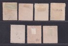 Finland Scott 25-30 29a Used 1881-1882 Coat Of Arms Perf 12   7 Stamps Scv  115
