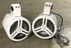 Used Skar Audio Sk8m-twr 8  White 2-way Marine 500w Tower Speakers  Pair