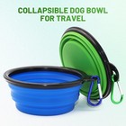 Dog Bowl Pet Collapsible Bowls  2 Pack For Cats Dogs  Portable Pet Feeding Water