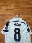 Kroos  8 Madrid 2014 Home Soccer Jersey  Size Medium 