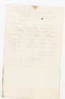1868 Ramapo Ny Letter By Wm Van Wagenen On Store Rental Plans Handwritten Signed
