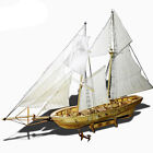 Gift Ship Assembly Model Classical Wooden Sailing Boat Scale Decor Wood Kits Us