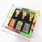Fifa World Cup Can Mex Usa 6-piece Enamel Pin Set 2026 Mascot   Logo Badges Gift