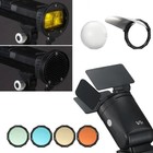 Us Tr-09 Magnetic Round Flash Head Diffusers Kits For Godox V100 V1 Pro Ad200
