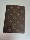 Louis Vuitton Passport Case Brown Leather Travel Fashion Accesory Unisex Card