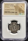 Bahram Iv 388-399 Ad  Sasanian Empire Silver Ar Drachm Coin Ngc F  Rare Ruler 