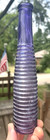 Nice Amethyst Colored Ribbed Peppersauce Bottle 1890 s Era Dug L  k