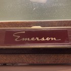  rare  Vtg 1950s Emerson Mod  661 Series B Black   White Television Tv Art Deco