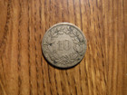 Switzerland 10 Rappen 1850 Coin  16 