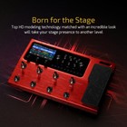 Valeton Gp200-r Multi Effects Red   Portable Black Guitar Handbag