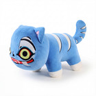 Derpy Blue Tiger Minhwa Plush Toy 20    Large Stuffed Animal Soft Pillow Kids Gift