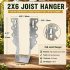  20 Pack  2  X 6  Joist Hanger 18 Gauge Double Shear Face Mount Joist Hangers Fo
