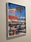 Rare In-n-out Burgers At The Beach Poster 24    X 36     no Frame  Rp Mancave Garage