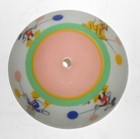 Vintage Disney Glass Lamp Shade Ceiling Light Mickey Donald Goofy Nursery Decor