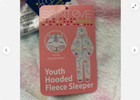 Saint Eve Youth Hooded Fleece Blanket Sleeper  Unicorn tye Dye Unicorn  14 16 