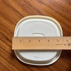 Rubbermaid Servin Saver Replacement Almond 5 5  Square Lid Top 0044 For Canister