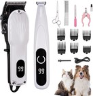 Pet Clippers Professional Heavy Duty Trimmer Dog Grooming Kit Thick Hair Trimmer