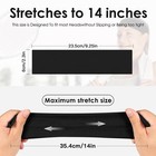 12pcs Breathable Non-slip Headbands For Women - Summer Black  White  Gray 
