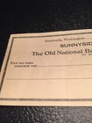 B10  Vintage Blank Bank Check Sunnyside Wa  The Old National Bank   Union Trust