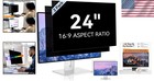 24  Widescreen Monitor Privacy Filter  Blue Light Protection