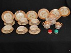 Vtg Pre Ww 2  Childs China  Miniature  21 Piece Toy Tea Set Original Box Japan