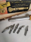 Vintage X-acto Knife Lino Cut Set - 5 Piece Lithograph Cutting Set No  412