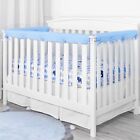 Crib Rail Cover Protector Teething Anti-collision Guard Wrap For Standard Crib
