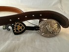 Ariat Boys Rodeo Champion Belt - A1305802  Brown Leather  Kids Size 30  Nwt