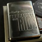Zippo Oil Lighter Harley Davidson Hdp-63 Silver 3-sided Processing Japan Limited