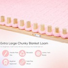 65inch Chunky Yarn Loom  Custom Thick Chunky Knitting Blanket Loom  Extra Large 