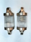 Antique Vintage Art Deco Brass   Glass Rod Old Ship Light Wall Sconces Lamp 1 Pc