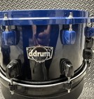 Ddrum Dominion  Snare Drum Die Cast 13    X 7     Blue   Black Fade Maple