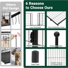 8 16 Panel Dog Playpen 40 48   Heavy Duty Pet Playpen Dog Exercise Pen Cat Fence