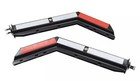 Semi Truck Spring Loaded Mud Flap Hanger Angled Black Rh   Lh 2 5 