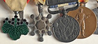 Wwii Japanese Planck Block With Orders And Medals Badge Ordre Medaille Orden