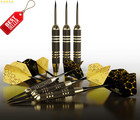 Premium Steel Tip Darts Set Brass Barrels Metal Tips Flights Shafts Tool Case Us