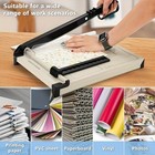 12 large Size Guillotine Paper Cutter  Paper Trimmer 16 Sheets Capacity