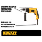 Dewalt 7 8 Amp Corded 1 2 In Variable Speed Reversible Hammer Drill