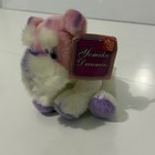 Russ Yomiko Dreamers White Pink   Purple Fox Terrier Dog Plush 7 In