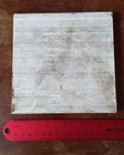 Antique Tile With Brown Floral Design