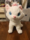 Disney Store Aristocats Marie Plush White Cat Stuffed Animal Toy 12  Kitten Bow
