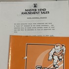 Original Factory Super Dodge Ball Technos  Arcade Video Game  Owners Manual