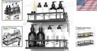 Shower Caddy Adhesive Rustproof Shower Shelves For Bathroom Storage 2 Pack