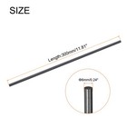 4 X Carbon Fiber Rod 6mm X 300mm For Rc Airplane Kite Wing Tube Quadcopter Arm