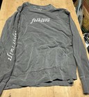 Taylor Swift Folklore Album Gray Pullover Sweatshirt Long Sleeve  Pocket  Size L