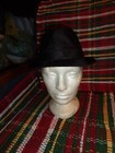 Vintage Black  Fedora For Men Or Women-nice handsome Work-clean  Sz 6  small-