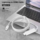  apple Mfi Certified  Apple Lightning To Hdmi Cable Adapter For Iphone To Tv    
