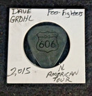 Foo Fighters Dave Grohl Tour Issued Guitar Pick 2015 North American Tour