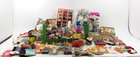 Large Lot Vintage Sewing Notions Zippers Thread  Wooden Spools Needles